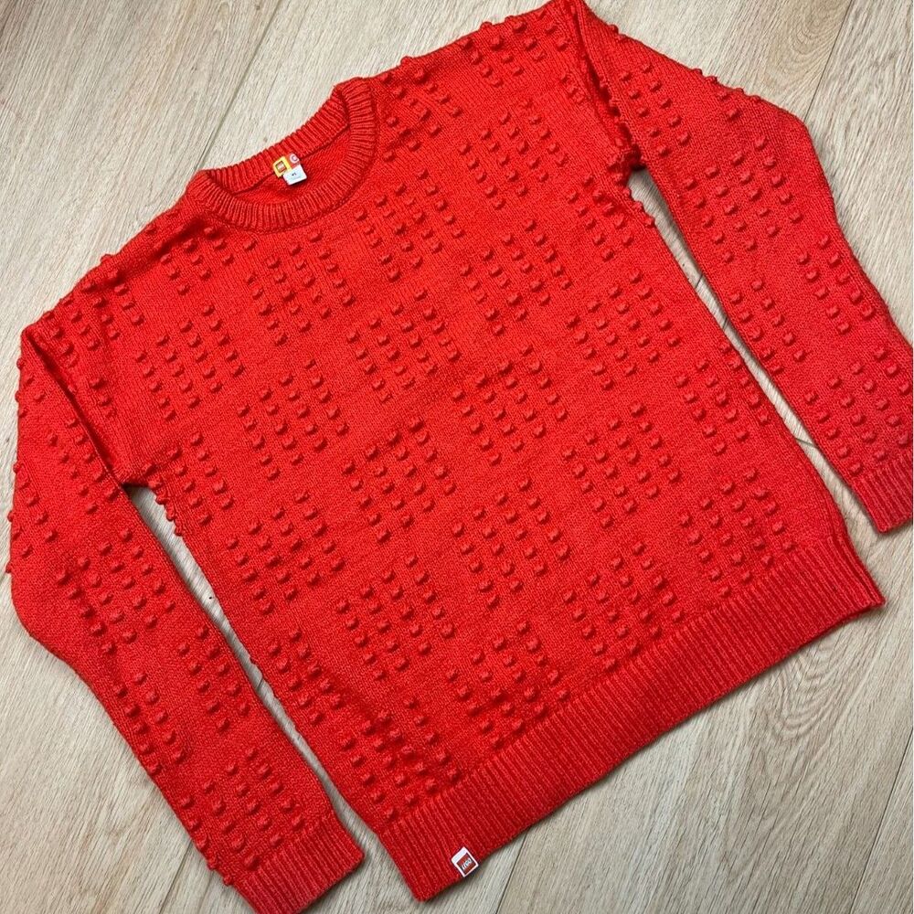 Lego x Target Red 3D Knit Sweater - Kids XL 14/16Y